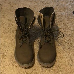 army fatigue timberlands